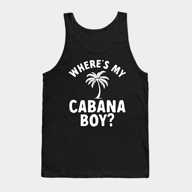 Cabana Beach Bender Where'S My Cabana Tank Top by Ro Go Dan